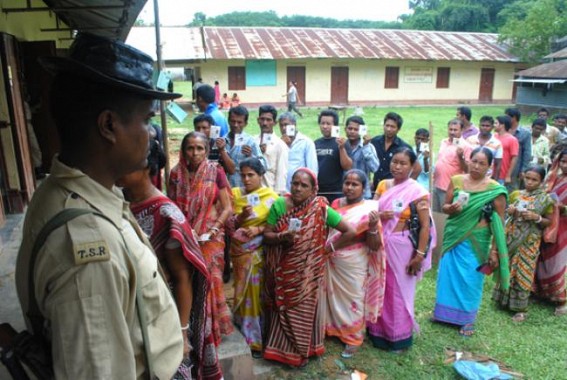 Tripura votes for gram panchayats 